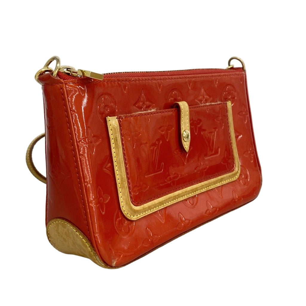 Louis Vuitton Shoulder Bag Vernis Mallory Square Rouge — view 2