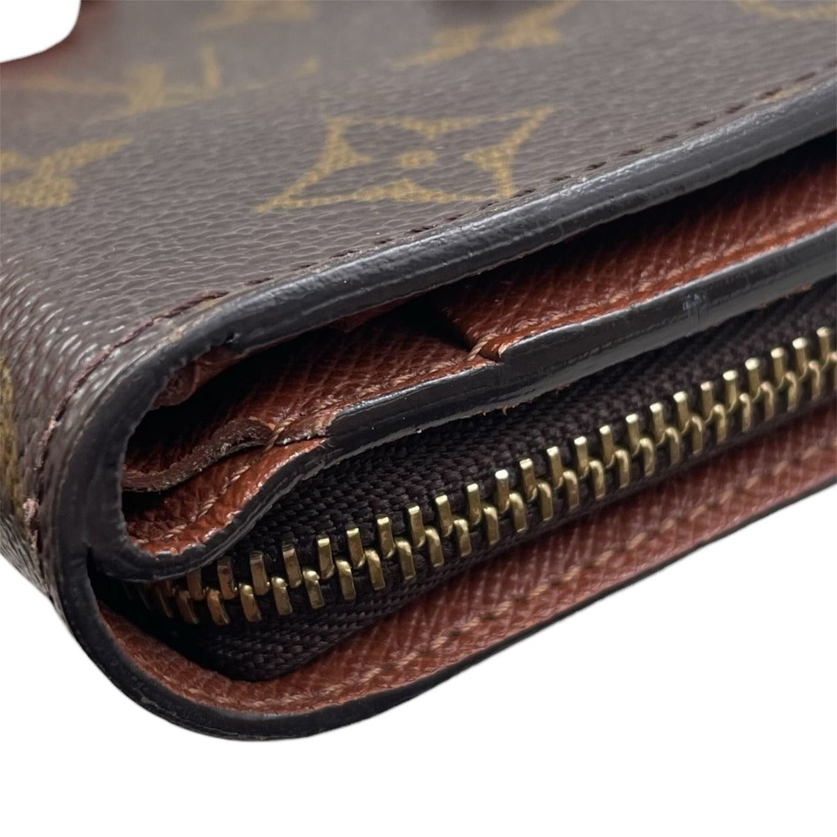 Louis Vuitton Wallet Compact Zip Brown Size — view 6