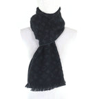 Louis Vuitton Monogram Classic 100% Wool Muffler Scarf — view 2