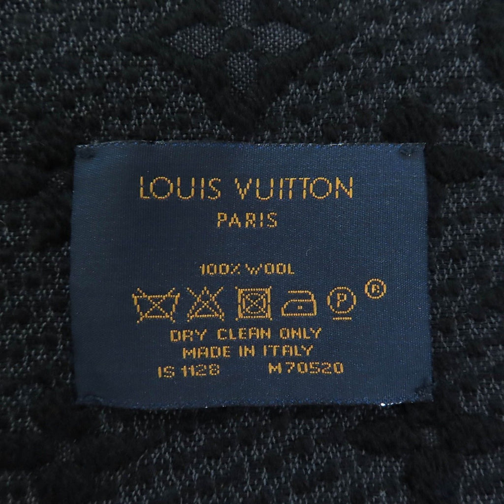 Louis Vuitton Monogram Classic 100% Wool Muffler Scarf — view 6