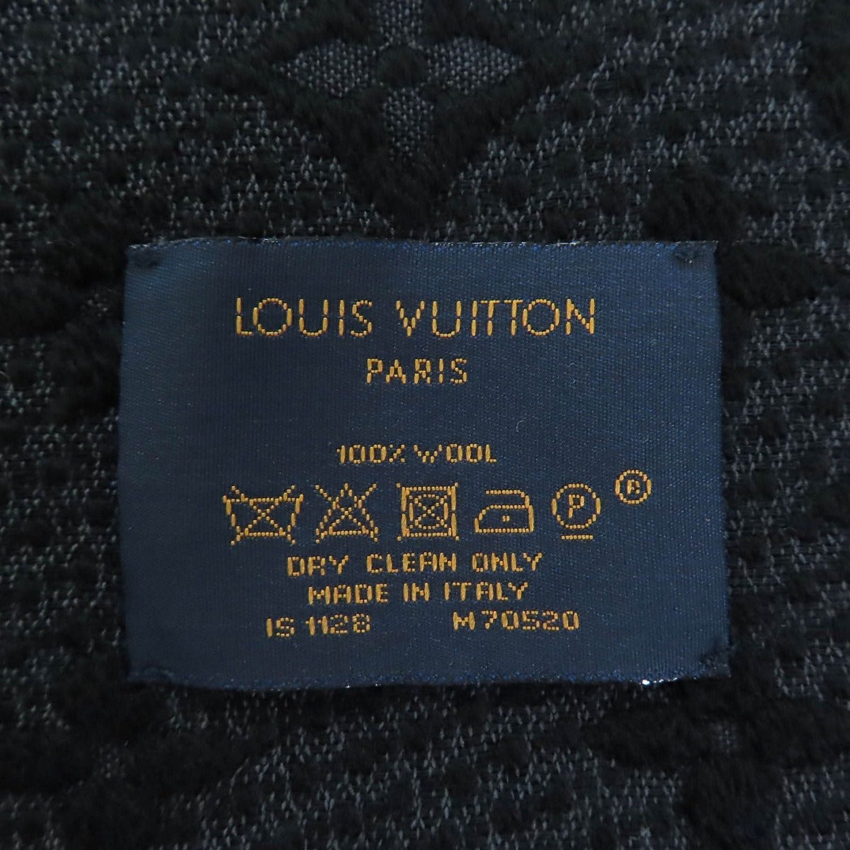 Louis Vuitton Monogram Classic 100% Wool Muffler Scarf — view 6