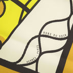 Hermes Carre 45 ROBE DU SOIR Silk Yellow Scarf 1884 — view 2