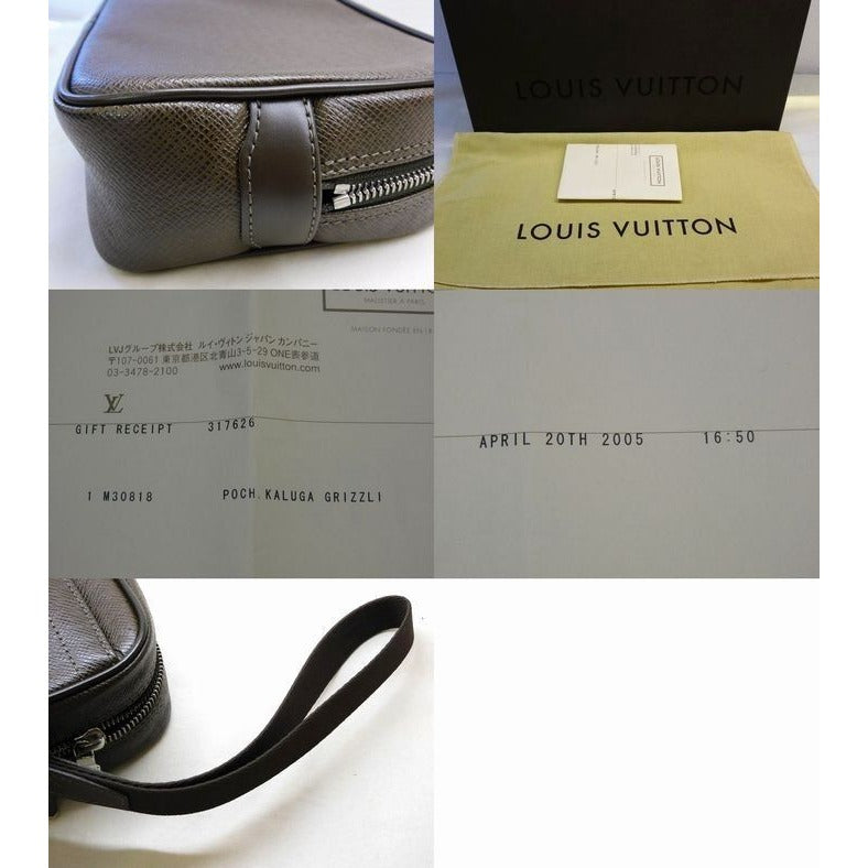 Louis Vuitton Taiga Calga Strap Clutch — view 5