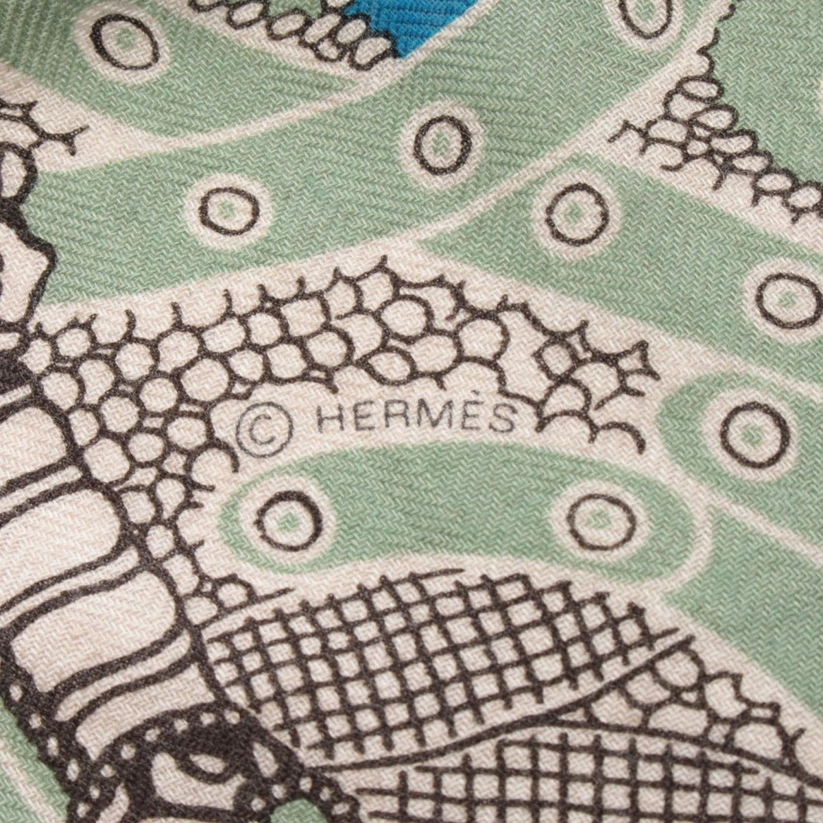 Hermes Scarf Carre Geant 140 Selle de Dignitaire Silk Juan Pink Multicolor — view 4