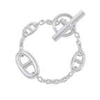 Hermes Bracelet Chaine D'ancre Farandole Silver XS