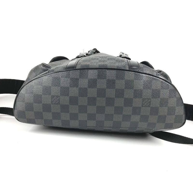 Louis Vuitton Backpack Christopher MM Damier Graphite — view 5