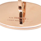 Hermes Ring Chaine D'ancre Verso 18K Pink Gold White Ceramic — view 4