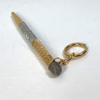 Fendi Earrings Scribble Pen Metal Silver — view 4