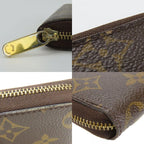 Louis Vuitton Coin Case Zippy Purse Round Zipper Monogram Brown — view 6