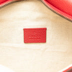 Gucci Logo Print Sherry Line Waist Bag Body Red Leather — view 8