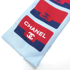 Chanel Headband Twilly Coco Mark 100% Silk Scarf With Tag — view 8