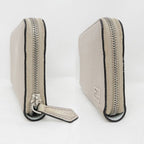 Fendi Round Zip Zipper Long Wallet Light Gray Blue 7 M0210 — view 3