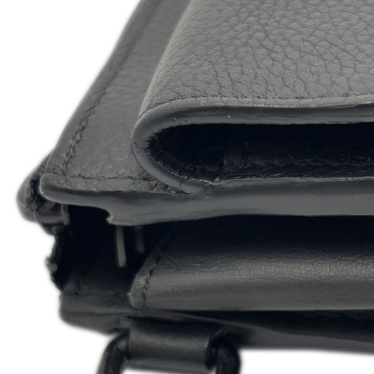 Louis Vuitton Wallet Aerogram Zippy Leather Black — view 7