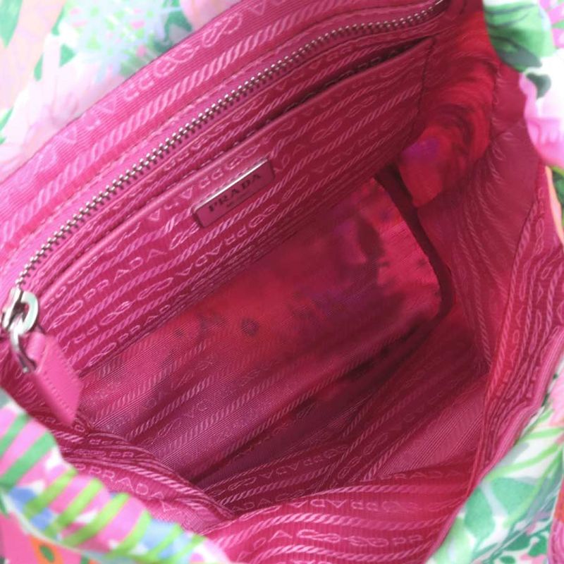 Prada Jungle-Print Floral Backpack — view 5