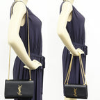 Saint Laurent Paris Chain Shoulder Bag Handbag Kate Small Grained — view 4