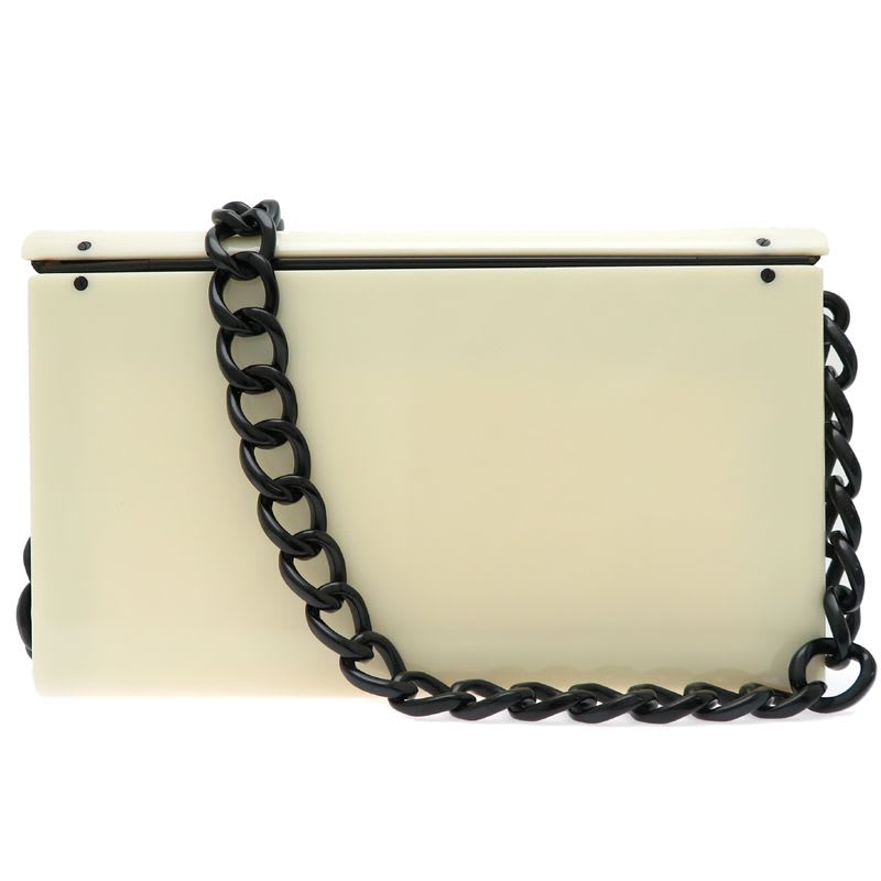 Chanel Shoulder Plastic Bag — view 3