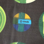 Hermes Shawl Rectangle Silk Brown and Green — view 7