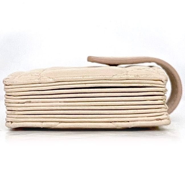 Christian Dior Card Case Beige Lady Cannage — view 4