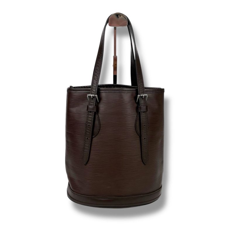 Louis Vuitton Bucket PM Bag Marais Epi Leather Brown — view 3
