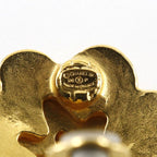 Chanel Flower Coco Mark Vintage Gold Plated 96 P 23.6 g Earrings — view 7