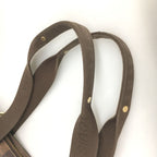 Louis Vuitton Damier Tote Bag Hippopotamus Boule Zipper Damage — view 6