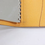 Hermes Agenda GM Leather Yellow And Brown Wallets Accessories Silver — view 8
