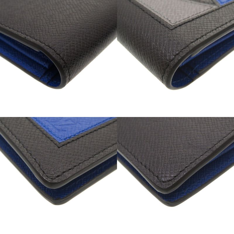 Louis Vuitton Taiga Portefeuille Brazza V Shape Noir Black Long Wallet — view 3