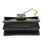 Louis Vuitton Lock Dauphine MM Chain Shoulder Bag Noir — view 6