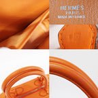 Hermes Omnibus Handbag Orange H Stamp Manufactured Around 2004 — view 7