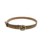Gucci GG Logo Leather Gold Hardware 85-34 Belt 0976 — view 4