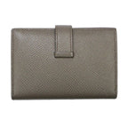 Hermes Bearn Mini Compact Wallet Ethane Silver Hardware Epson — view 2