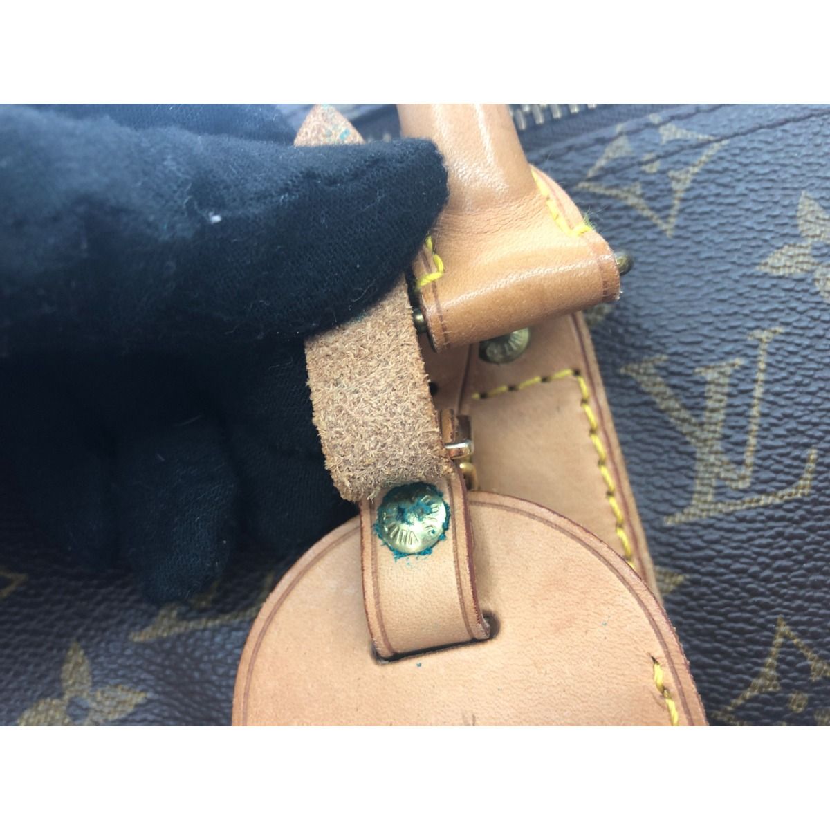 Louis Vuitton Boston Bag Monogram Keepall 50 key Miss Ing Brown — view 7