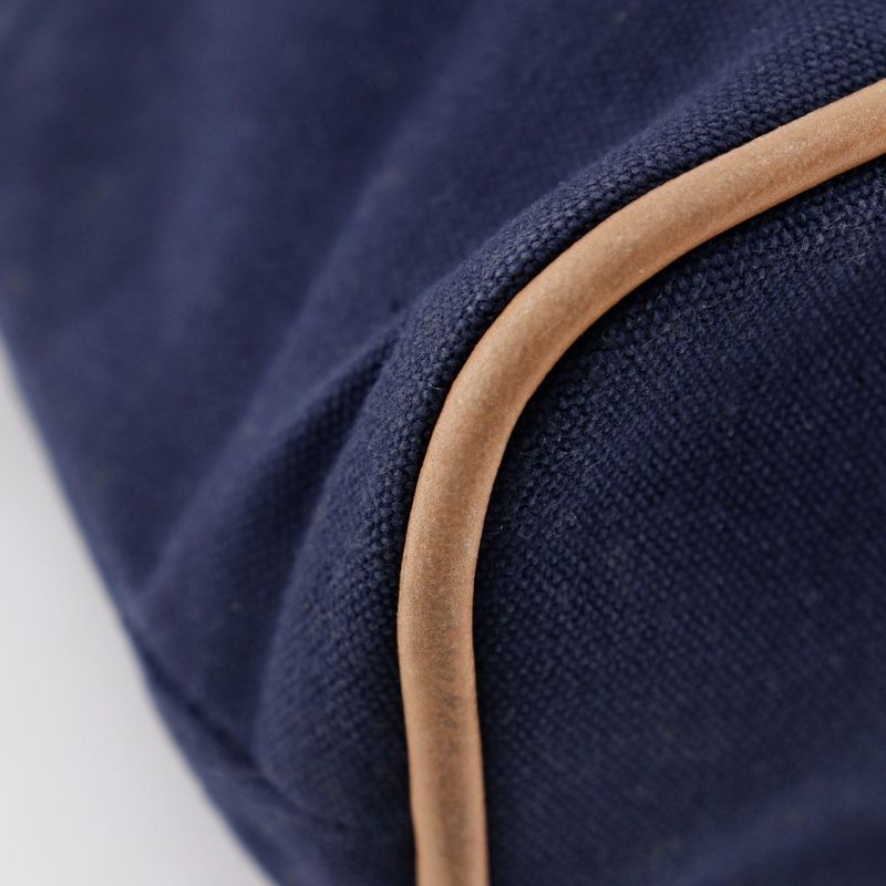 Hermes Bolide Pouch 25 Cotton Canvas Navy Blue — view 6