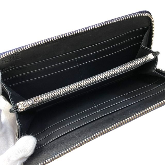 Loewe zip Around Wallet Anagram Long Round — view 5