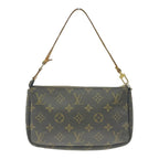 Louis Vuitton Monogram Pochette and Accessoire Pouch Brown — view 4