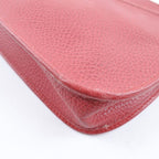 Dior Leather Red Clutch Bag — view 5