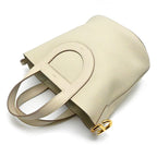 Hermes Bolide Beige Leather Handbag — view 4
