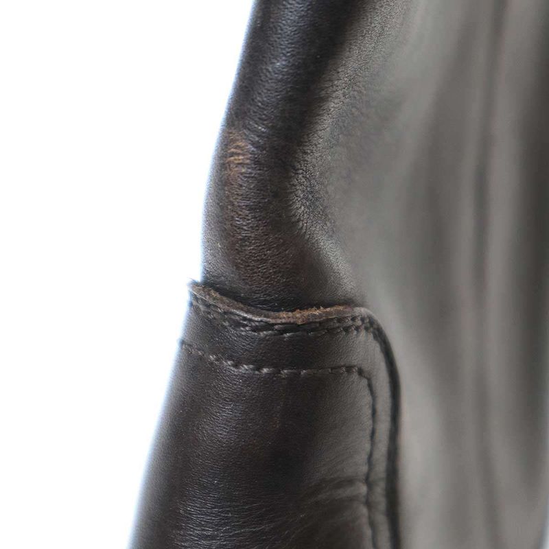 Louis Vuitton Heel Logo Leather Engineer Boots Go0032 Brown 7 — view 8