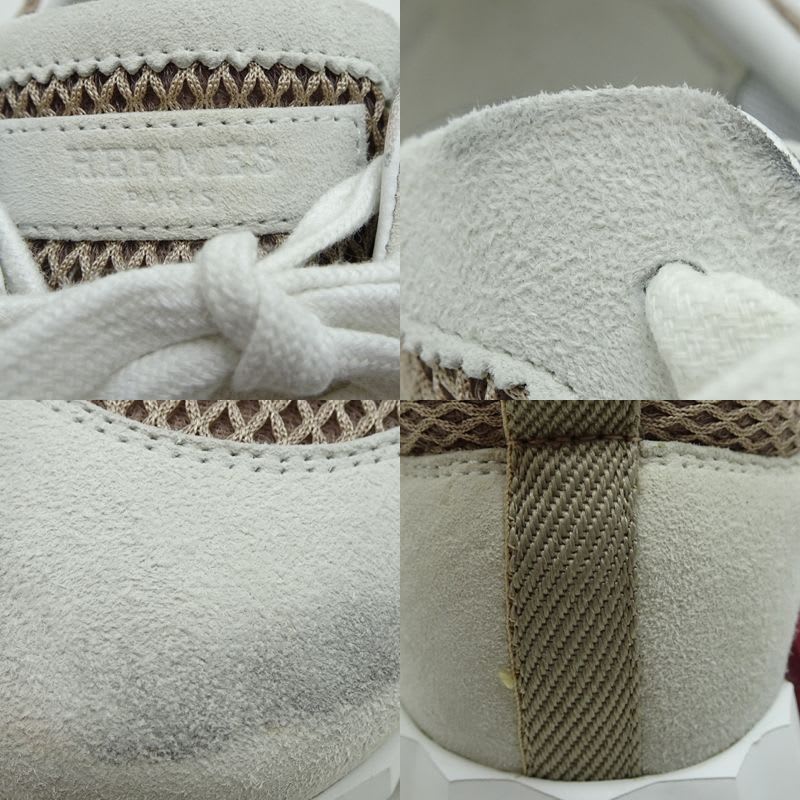 Hermes Beige Size 23.5 Sneakers — view 8