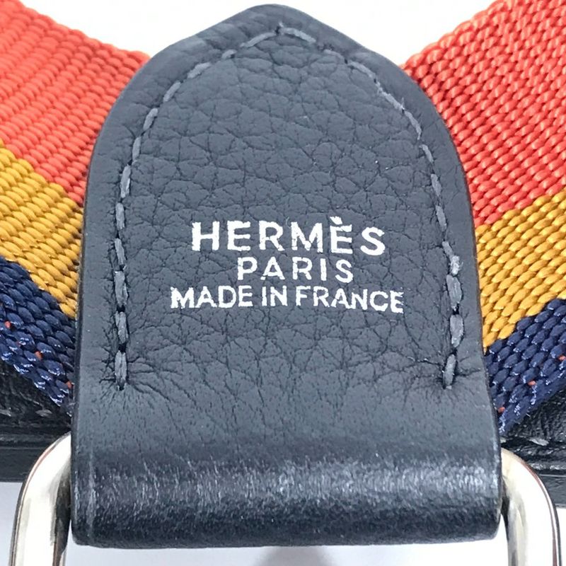 Hermes Backpack Toile Ashe Beige — view 5