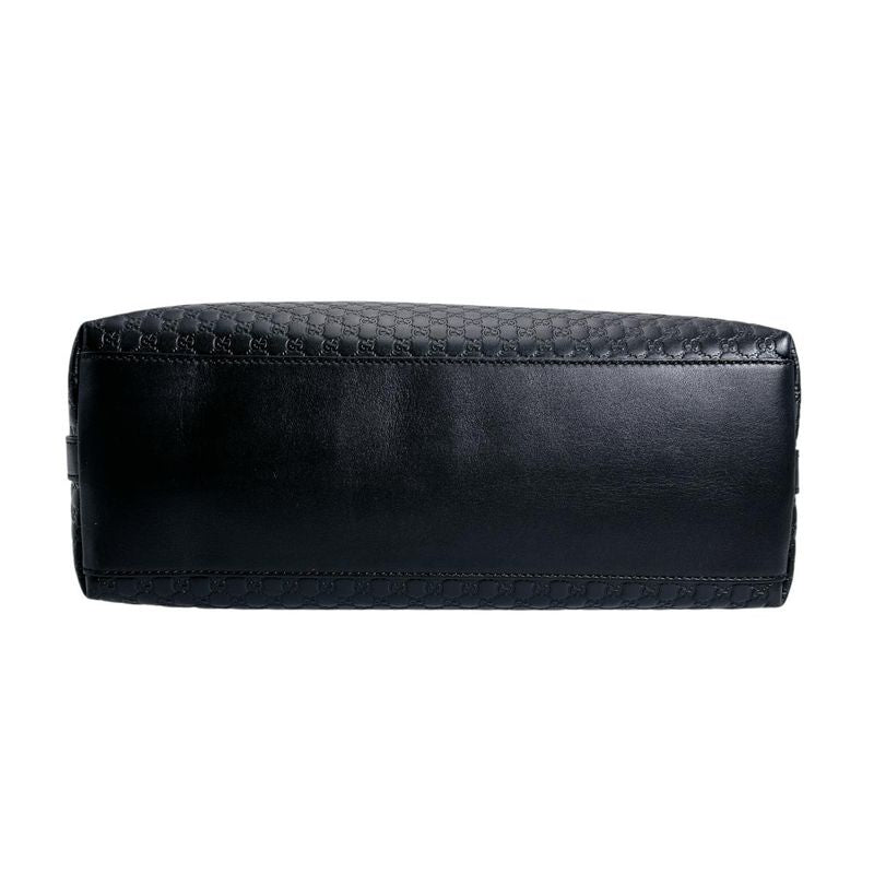 Gucci Guccissima One Shoulder Bag Micro Black — view 4
