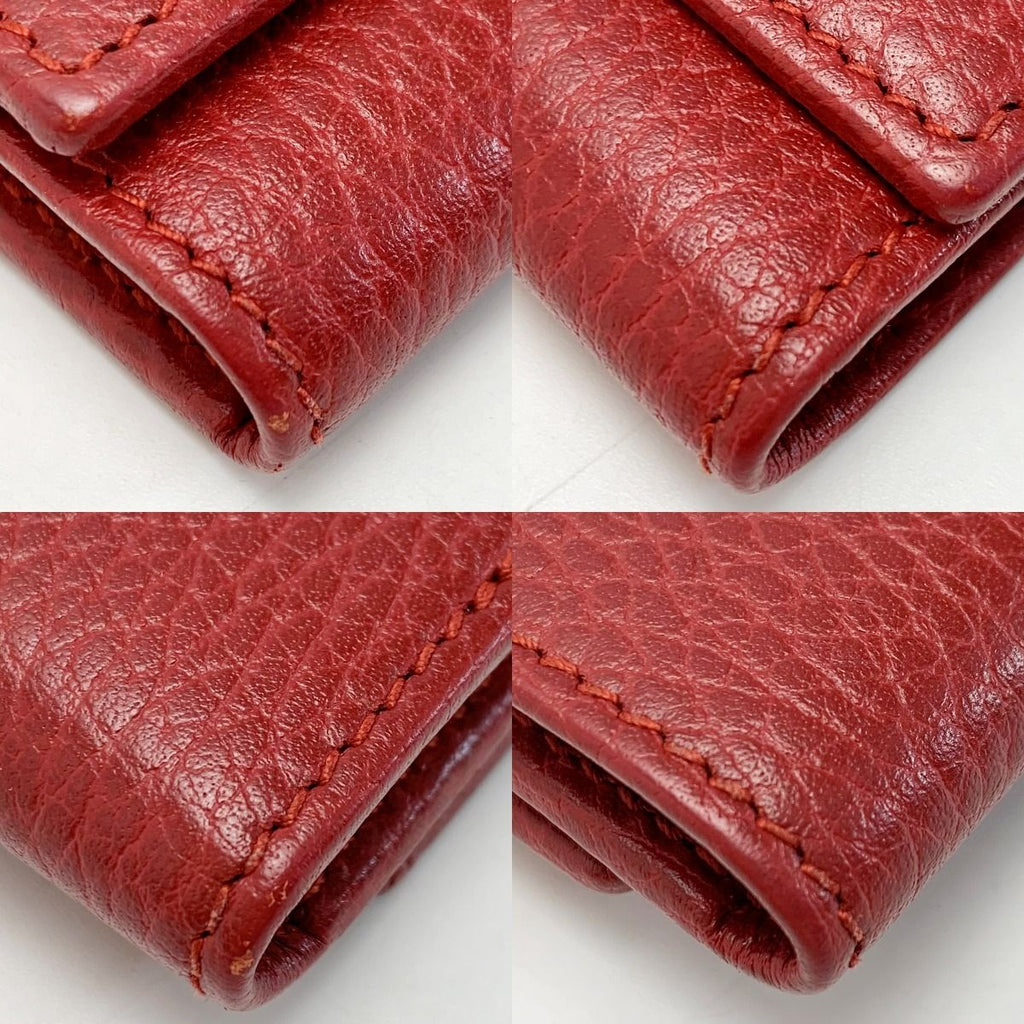Gucci Petitmarmont Leather Red Key Case Holder — view 7
