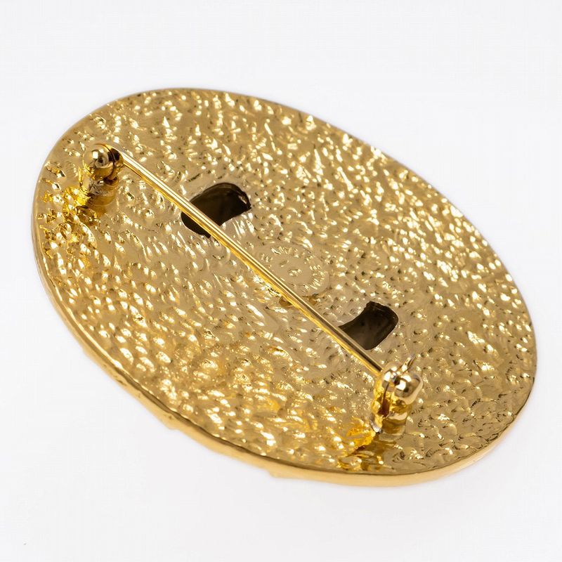 Celine Brooch Gold Dome Motif Arc De Triomphe Star — view 7