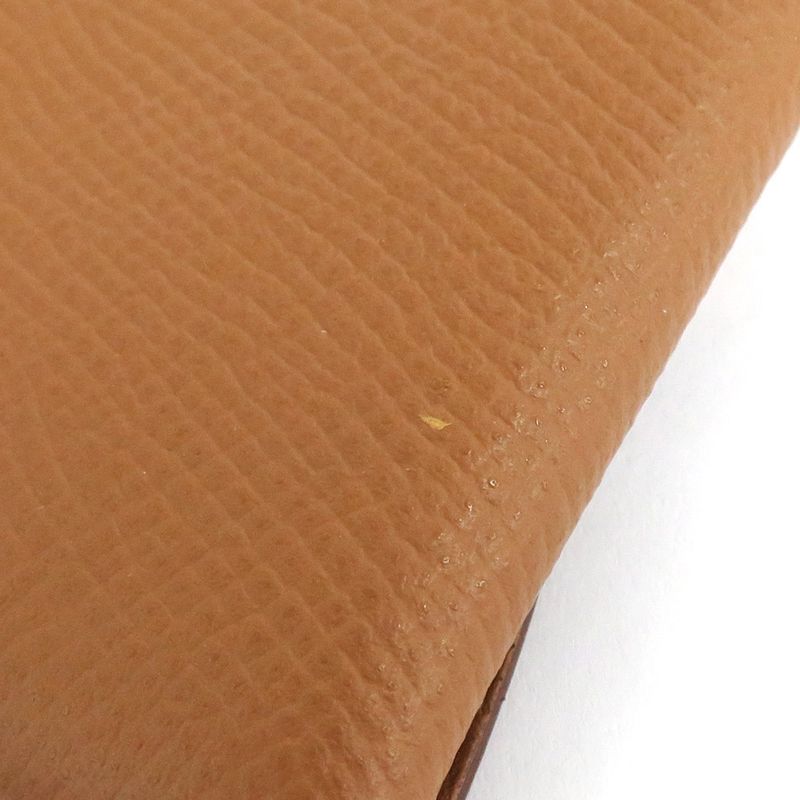 Hermes Bastia Gold Veau Epsom Coin Case 2019 Brown — view 7