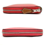 Hermes Azap Long Silk-in Veau Epsom Pink Silver Hardware — view 5