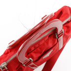 Prada 2-Way Shoulder Nylon Red Handbag — view 5