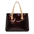 Louis Vuitton Monogram Vernis Brentwood Tote Leather Amarante