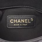 Chanel Shoulder Bag Mini Quilted Black Leather Small Flap — view 4