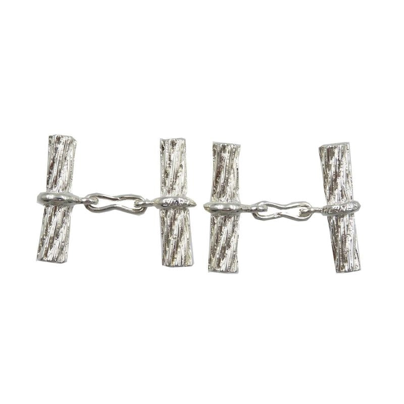 Hermes Cufflinks Silver 925 0047