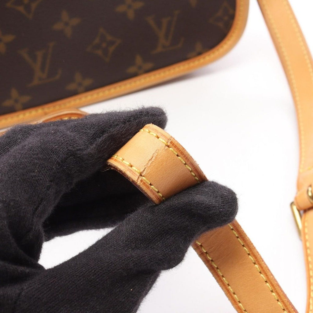 Louis Vuitton Shoulder Bag Sologne Canvas Leather — view 6
